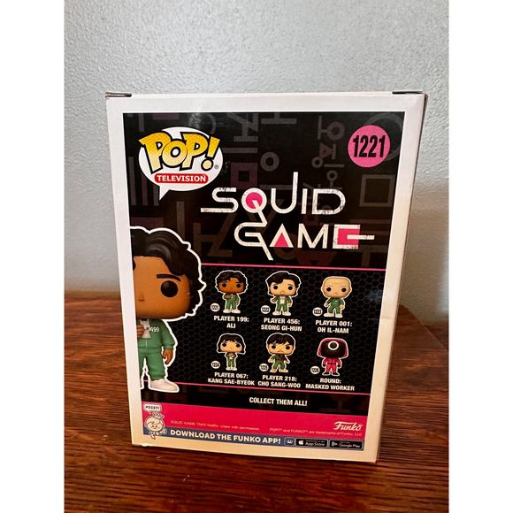 NIB Squid Game Player 199: Ali Funko Pop 1221 - Picture 4 of 7
